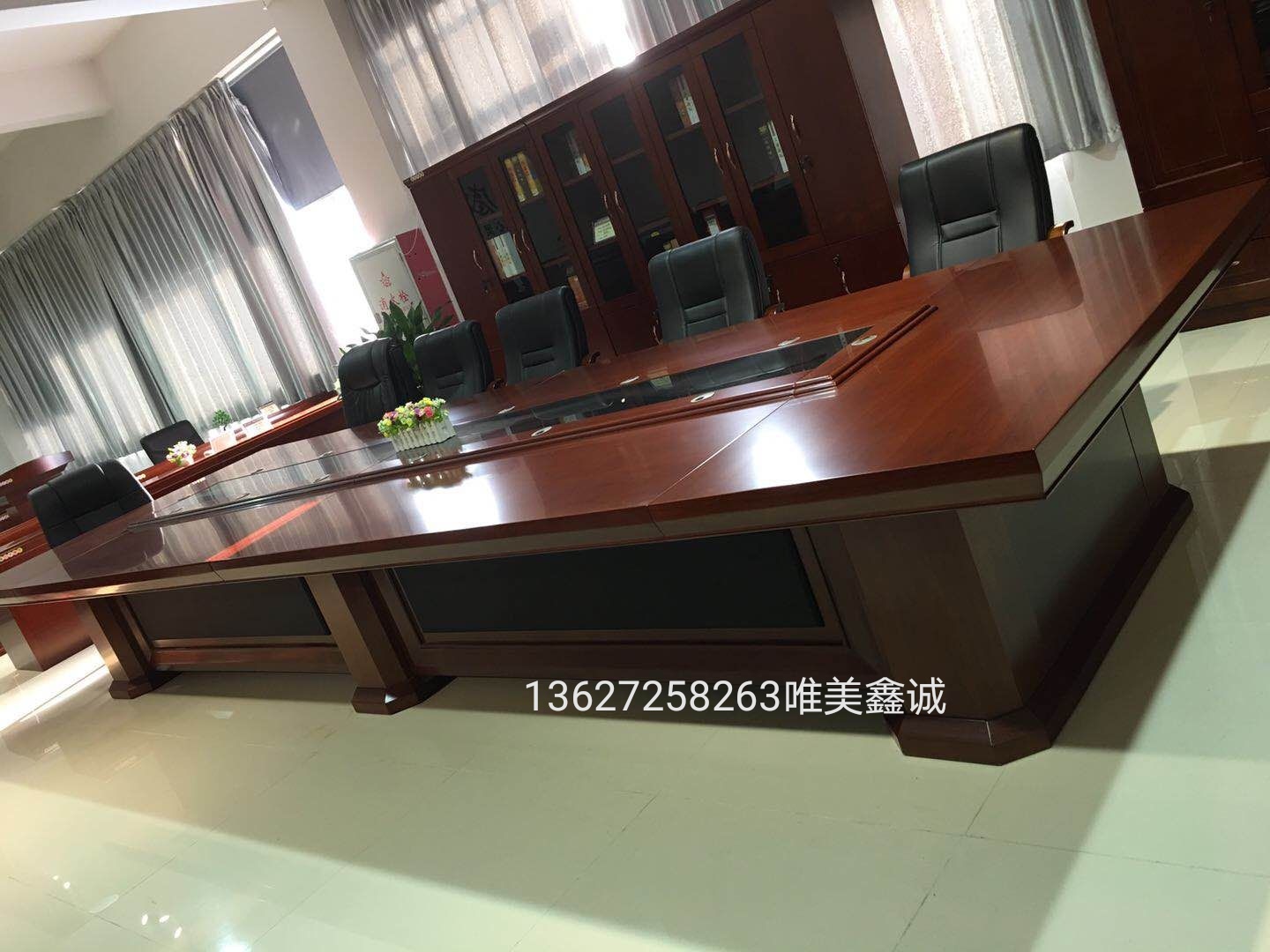 鄂州實木油漆會議桌WM-GS-4