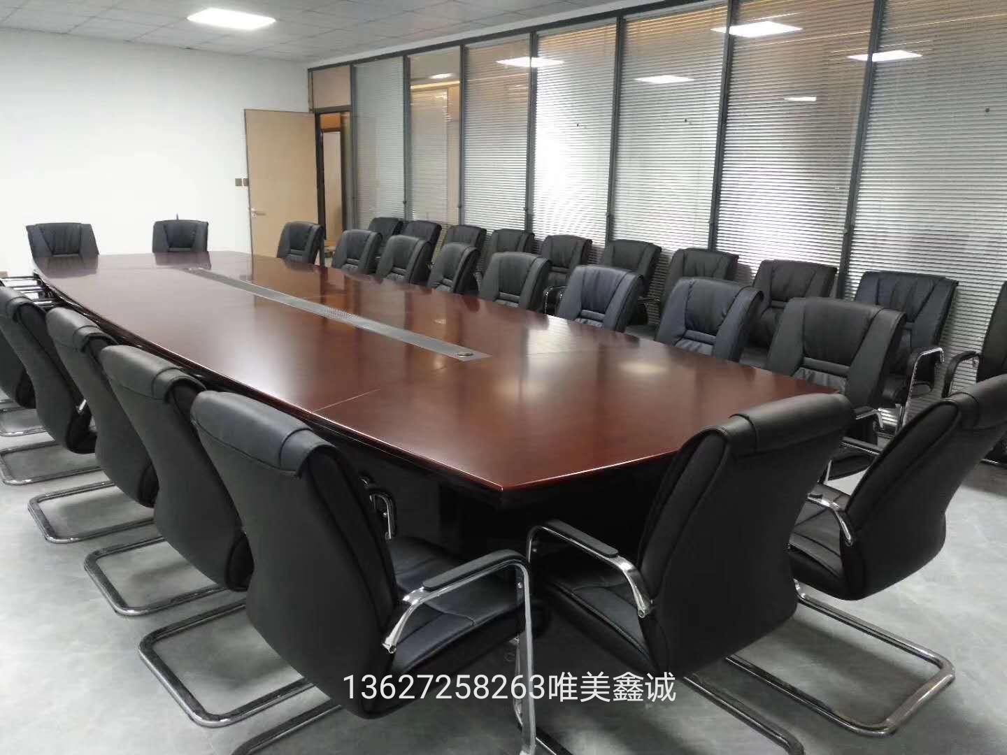 鄂州實木油漆會議桌WM-BC-D951